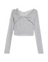 Bershka Tricou gri amestecat - Pled.ro