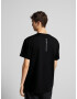 Bershka Tricou gri închis / roz / negru / alb - Pled.ro