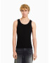 Bershka Tricou negru - Pled.ro