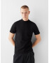 Bershka Tricou negru - Pled.ro