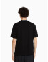 Bershka Tricou negru / alb - Pled.ro