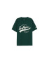 Bershka Tricou verde smarald / alb - Pled.ro