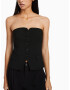 Bershka Top negru - Pled.ro