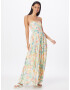 BILLABONG Rochie de vară 'Lovely Sunset' albastru fumuriu / verde deschis / portocaliu caisă / alb murdar - Pled.ro