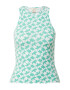 BILLABONG Top 'TOMBOY' verde / alb - Pled.ro