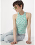 BILLABONG Top 'TOMBOY' verde / alb - Pled.ro