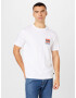 BILLABONG Tricou albastru porumbel / portocaliu / alb - Pled.ro