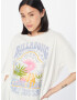 BILLABONG Tricou 'PEACE AND LOVE' gri deschis / verde / mov deschis / portocaliu deschis - Pled.ro