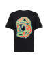 Billionaire Boys Club Tricou albastru porumbel / verde deschis / portocaliu neon / negru - Pled.ro