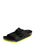 BIRKENSTOCK Pantofi deschiși verde neon / negru - Pled.ro