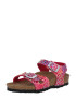 BIRKENSTOCK Sandale 'Rio' albastru / galben / verde / roz - Pled.ro