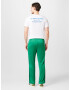 BJÖRN BORG Pantaloni sport 'ACE' verde / alb - Pled.ro