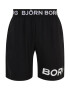 BJÖRN BORG Pantaloni sport negru / alb - Pled.ro