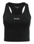 BJÖRN BORG Sport top negru / alb - Pled.ro