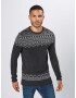 BLEND Pulover 'Knit Pullover' gri metalic / gri amestecat - Pled.ro