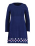 BLUE SEVEN Rochie albastru marin / albastru deschis / roz deschis / alb - Pled.ro