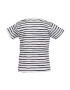 BLUE SEVEN Tricou albastru marin / alb - Pled.ro