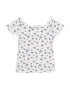 BLUE SEVEN Tricou albastru porumbel / albastru deschis / alb - Pled.ro