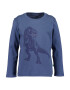 BLUE SEVEN Tricou bleumarin / albastru fumuriu / alb - Pled.ro