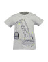 BLUE SEVEN Tricou bleumarin / gri amestecat / verde deschis - Pled.ro