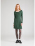 Blutsgeschwister Rochie 'Swing Lovers' verde / verde deschis / alb - Pled.ro