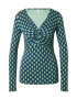 Blutsgeschwister Tricou 'Hot Knot' verde smarald / verde mentă - Pled.ro