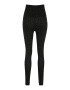 BOOB Leggings 'Once on never off' gri / negru - Pled.ro