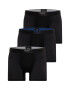 BOSS Black Boxeri 'BoxerBr 3P Evolution' albastru / gri / negru - Pled.ro