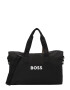 BOSS Black Geantă de weekend 'Catch 3.0 Holdall' negru / alb - Pled.ro