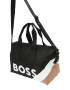 BOSS Black Geantă de weekend 'Catch' bej / gri metalic / alb - Pled.ro