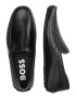 BOSS Black Mocasini 'Noel' negru / alb - Pled.ro