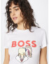 BOSS Black Tricou 'Ecabi' albastru / galben / roșu / alb - Pled.ro