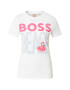 BOSS Black Tricou 'Ediary' albastru deschis / roz / negru / alb - Pled.ro