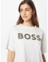 BOSS Black Tricou 'Ekrisp' auriu / negru / alb - Pled.ro