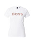 BOSS Black Tricou 'Eventsa4' bej / maro deschis / alb - Pled.ro