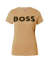 BOSS Black Tricou 'Eventsa' nisipiu / auriu / negru - Pled.ro