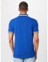 BOSS Green Tricou 'Paddy' albastru / bleumarin / alb - Pled.ro