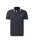 BOSS Green Tricou 'Paddy' bleumarin / albastru deschis / gri - Pled.ro