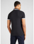 BOSS Black Tricou 'Paddy' gri / negru / alb - Pled.ro