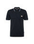 BOSS Black Tricou 'Phillipson' albastru închis / maro deschis / alb - Pled.ro