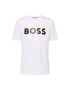 BOSS Black Tricou 'Tiburt' galben muștar / negru / alb - Pled.ro