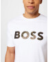 BOSS Black Tricou 'Tiburt' galben muștar / negru / alb - Pled.ro