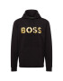 BOSS Green Bluză de molton 'Soody' auriu / negru - Pled.ro