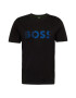 BOSS Green Tricou albastru / negru - Pled.ro