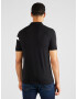 BOSS Green Tricou 'Paule' negru / alb - Pled.ro