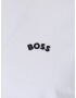 BOSS Green Tricou negru / alb coajă de ou - Pled.ro