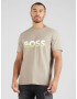 BOSS Green Tricou nisipiu / verde deschis / alb - Pled.ro