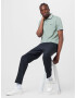 BOSS Green Tricou 'Paddy' bleumarin / verde pastel / alb - Pled.ro