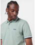 BOSS Green Tricou 'Paddy' bleumarin / verde pastel / alb - Pled.ro