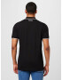 BOSS Green Tricou 'Paddy' nisipiu / negru / alb - Pled.ro